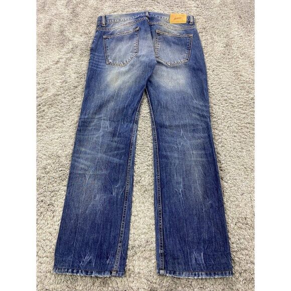 Gianfranco Ferre Jeans Mens 35x30 Button Fly Low Waist Tapered Leg Stretch Denim - Picture 2 of 13